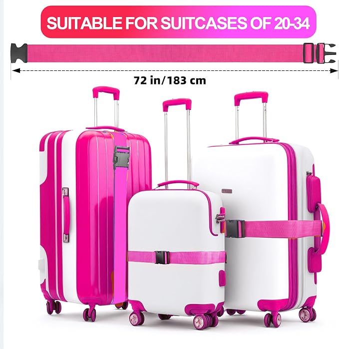 Luggage Straps for Suitcases TSA Approved, Travel Belt Suitcase Belt, Suitcase - Image 6