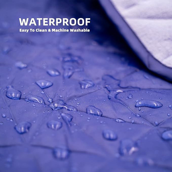 Outdoor Waterproof Blanket, Foldable Fleece Stadium Blanket - Image 4