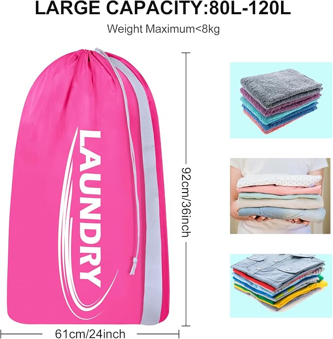 Sylfairy 2 Pack XL Laundry Bag - Image 4