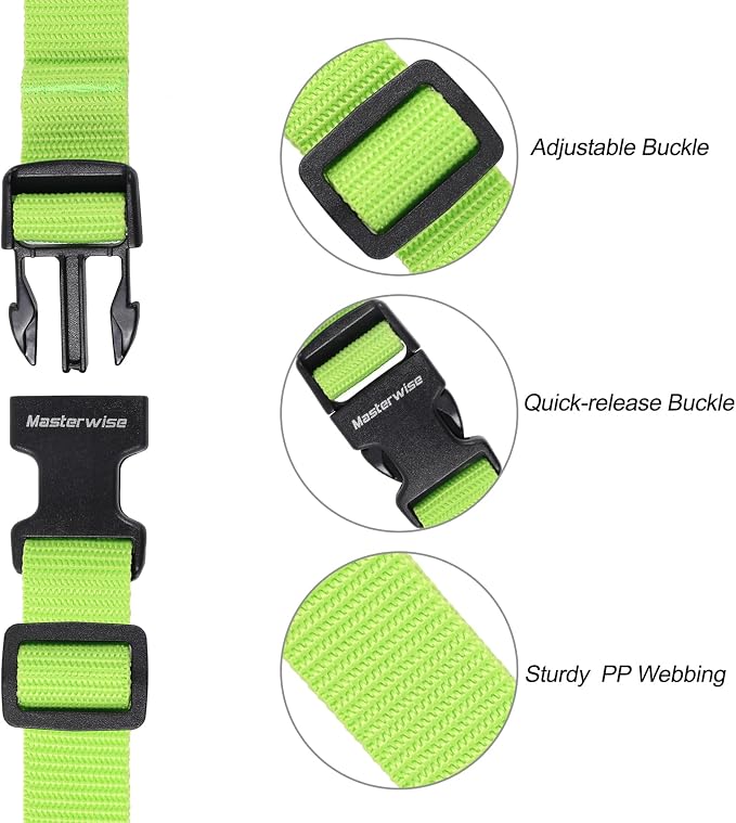Buckle Straps with Clips, Adjustable Nylon Strap with Buckle, Packing Strap - Image 2