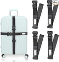 Vigorport Luggage Straps for Suitcases TSA Approved Suitcase Belt, Stretchable by Vigorport