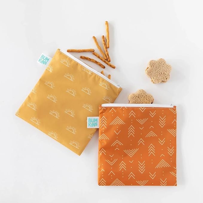 Bumkins Reusable Sandwich and Snack Bags, - Image 4