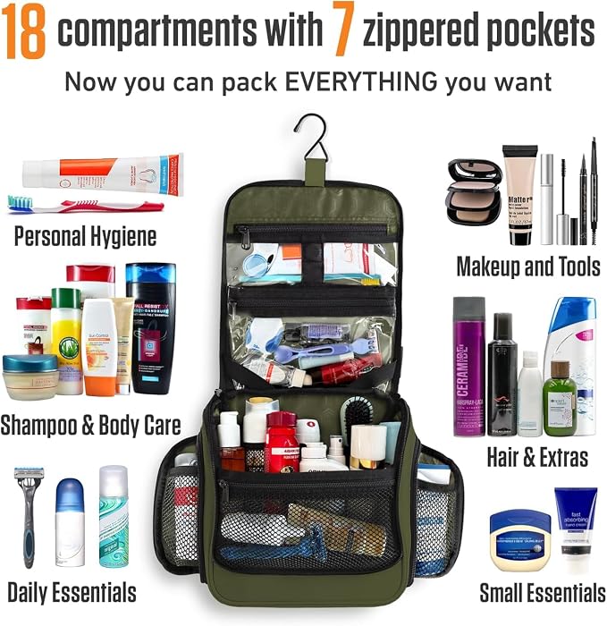 VENTURE 4TH Hanging Travel Toiletry Bag - Image 3