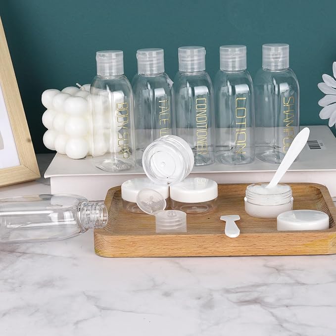 Cosywell Travel Bottles for Toiletries 10PCS Travel Shampoo and Conditioner - Image 7