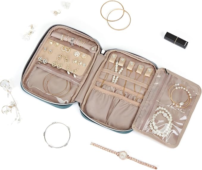BELALIFE Travel Jewelry Organizer, Portable Jewelry Storage Case - Image 2