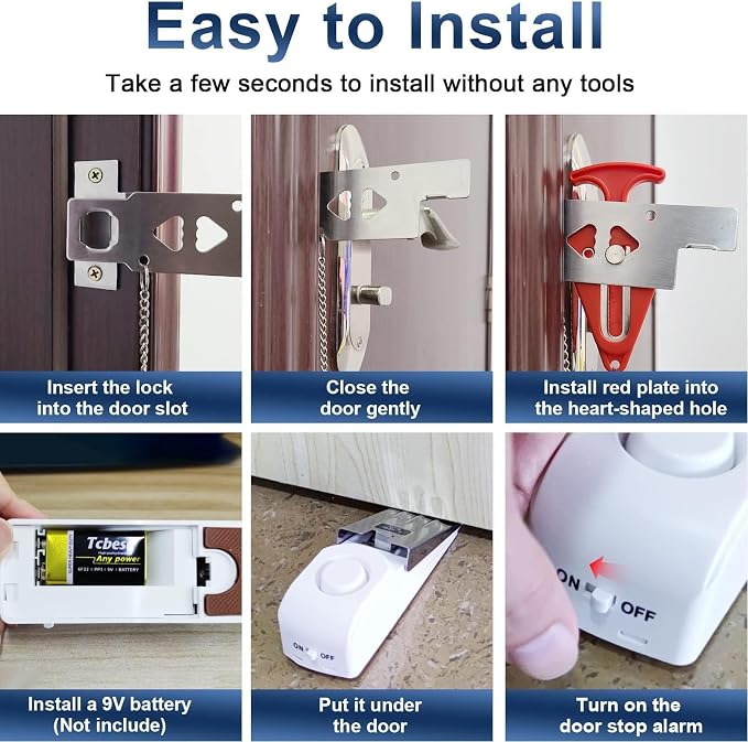 KERUI Upgraded Door Stop Alarm - Image 9
