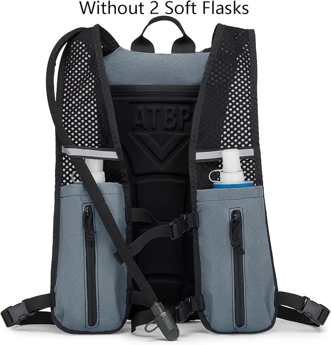 ATBP Running Hydration Vest Pack Tactical 3L Water Bladder Backpack Bag - Image 2