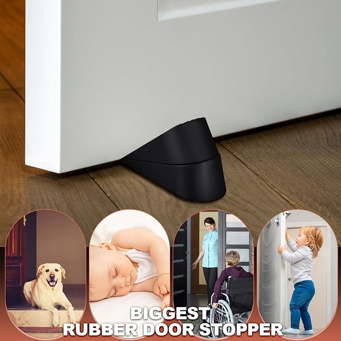 Frienda 8 Pack Large Door Stoppers Heavy Duty Rubber Stopper - Image 7