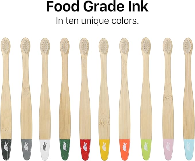 Sea Turtle Plant-Based Bristles, Ultra-Soft Bamboo Toothbrushes, Individually - Image 3