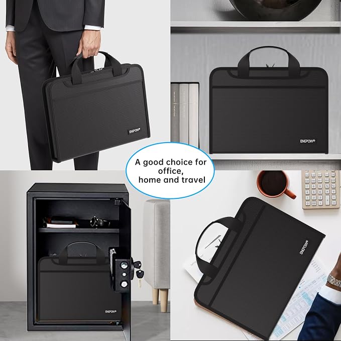 ENGPOW Accordion File Organizer, Fireproof Expanding File Folder - Image 7