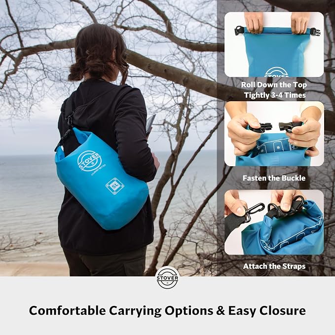 STOVER 5/10/25/30/40/55L Waterproof Backpack- Floating Dry Bag - Image 5