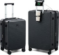 Hard Shell Suitcases Expandable Travel Luggage Sets 2 Piece, Carry on and Check by HanTrip