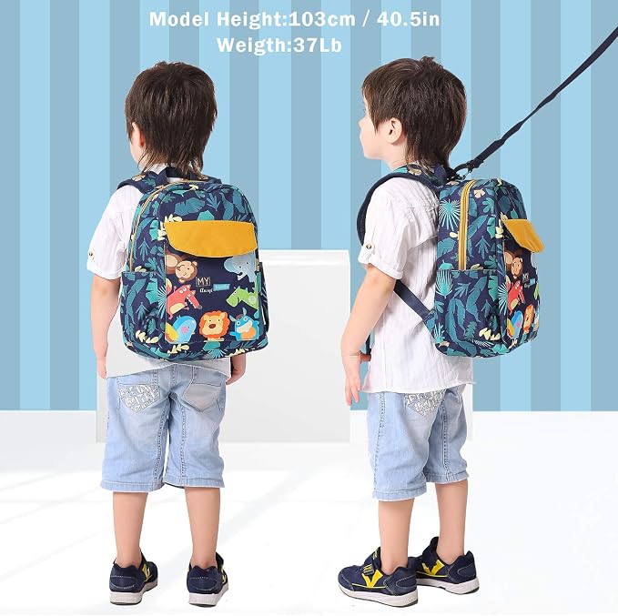 willikiva Cute Zoo Little 2d Backpack Kid Backpacks - Image 6