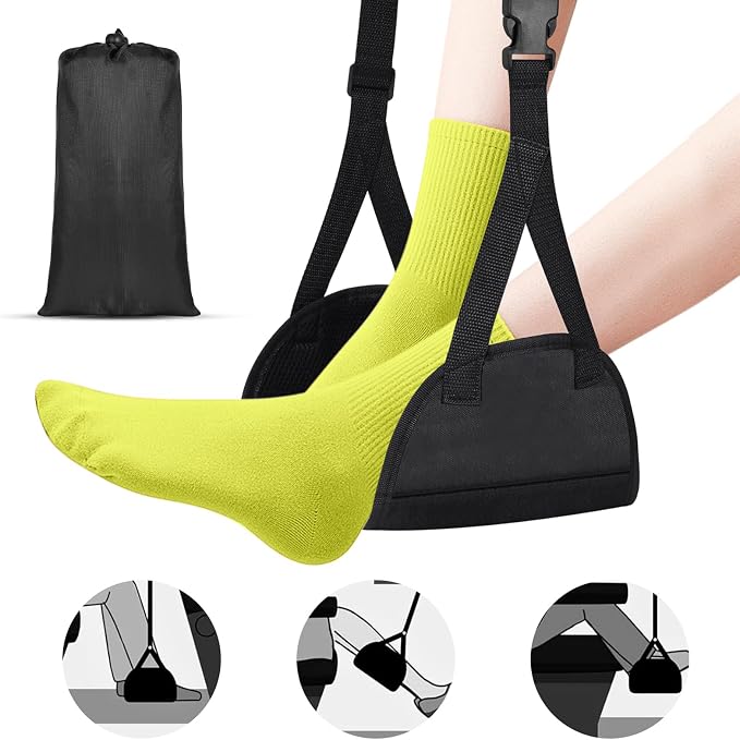Airplane Footrest Hammock, Foot Hammock - Image 8