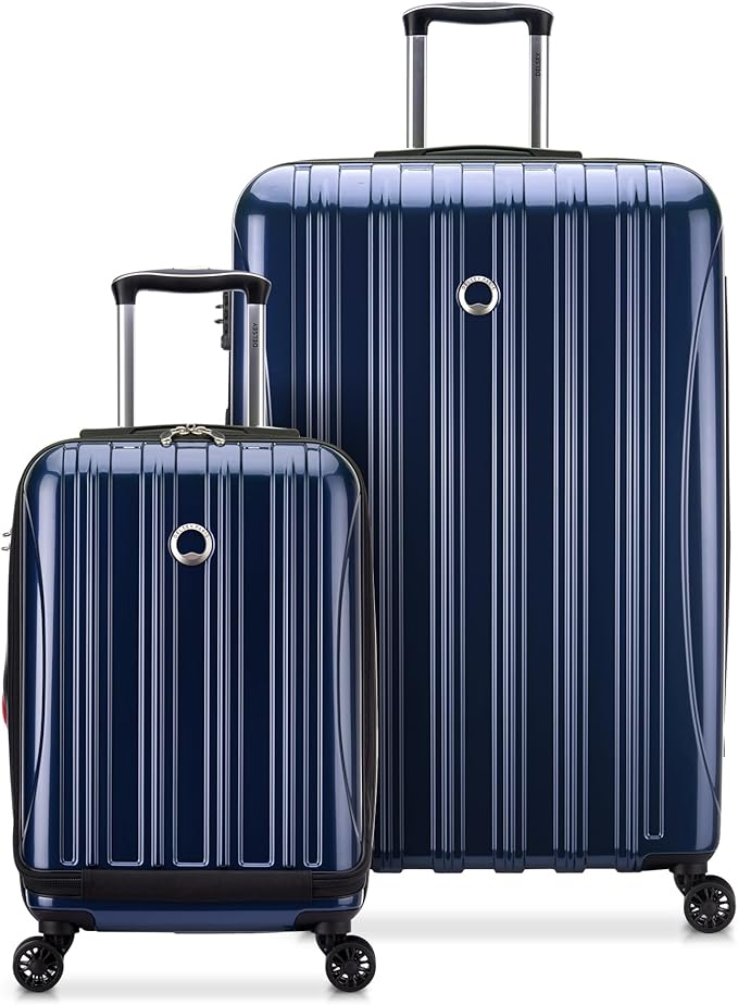 Delsey Luggage Aero 2 Piece Set Spinner Suitcase by DelseyParisLuggage