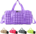 Quilted Travel Duffle Bag Gym Bag by XSUIOY