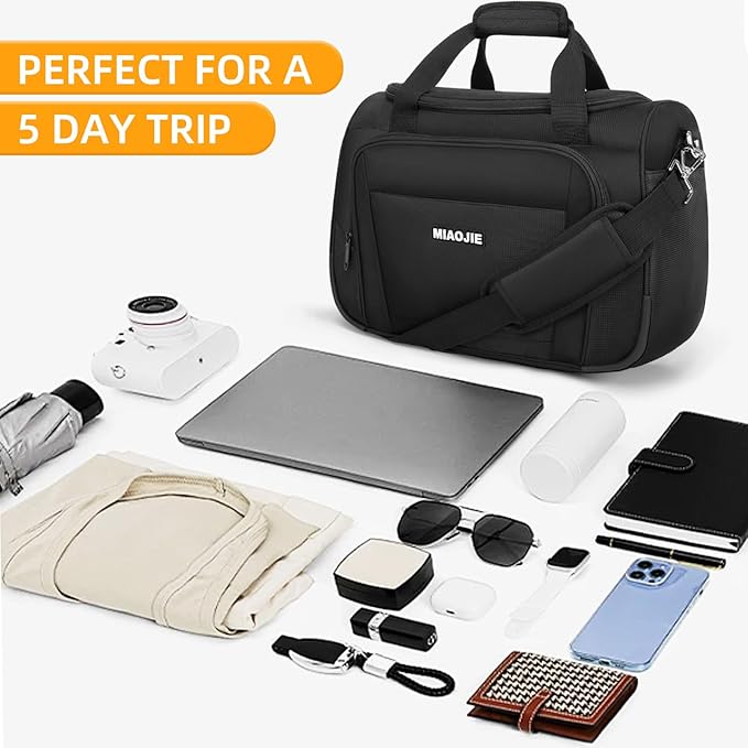 Underseat Carry On Luggage Lightweight Travel Tote Weekender Bag Overnight - Image 4