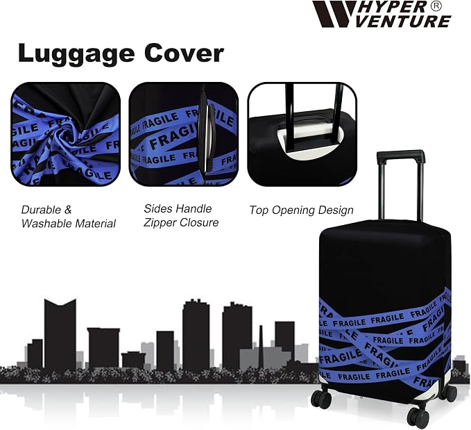HYPER VENTURE Washable Luggage Cover - Image 2