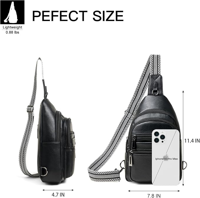 Sling Bag for Women Cross Body Bags Fanny Packs Shoulder Bag Sling Backpack - Image 4