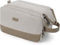 WANDF Toiletry Bag for Men Travel Toiletry Organizer Canvas and Leather Dopp by WANDF