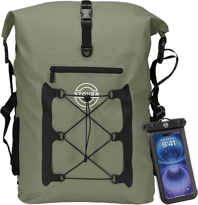 STOVER 5/10/25/30/40/55L Waterproof Backpack- Floating Dry Bag by STOVER
