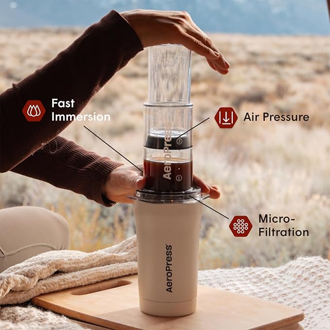AeroPress Go Plus, Small Portable Coffee Maker - Image 2