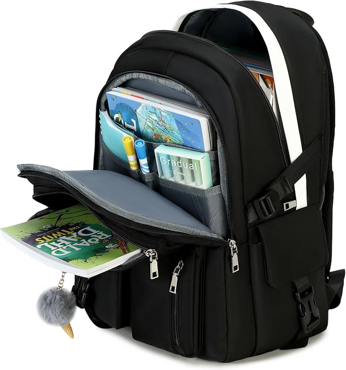 Girls Backpack Stylish Schoolbag Set - Image 9
