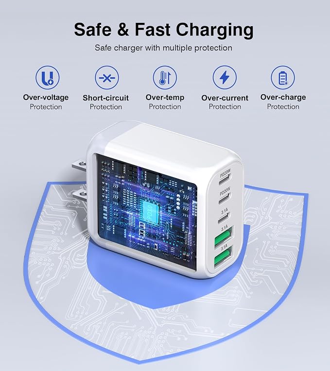 50W USB C Wall Charger Block - Image 4