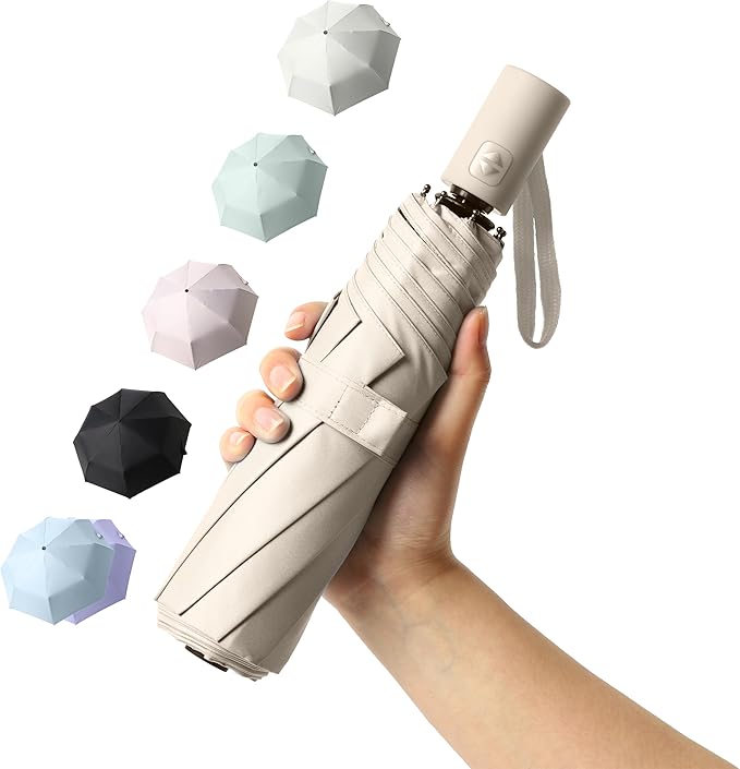 BAODINI Small UV Protection Travel Umbrella Compact by BAODINI