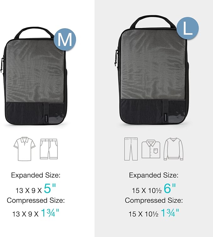 BAGSMART 6 Set Compression Packing Cubes - Image 2