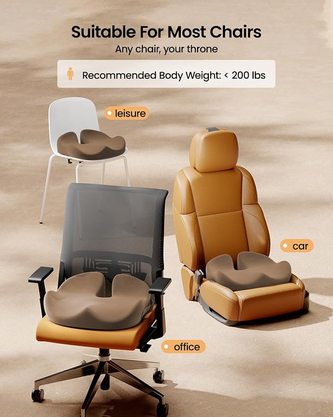 ProtoArc Seat Cushion, Office Chair Cushion - Image 6