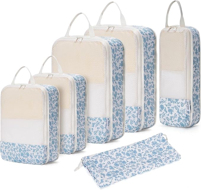 Narwey 6 Set Compression Packing Cubes by Narwey