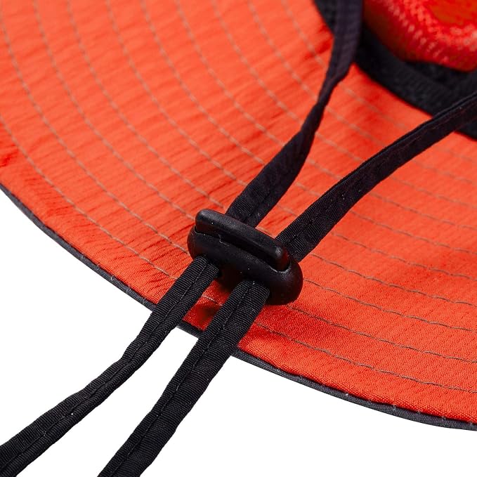 Rosoz Ponytail Sun Bucket Hats for Women UV Protection Foldable Mesh Wide Brim - Image 6