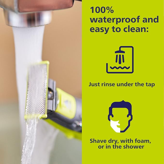 Philips Norelco OneBlade Face + Body Hybrid Electric Trimmer and Shaver - Image 7