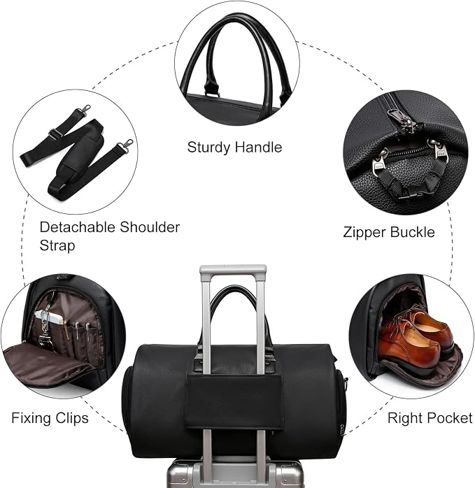 Modoker Garment Bags for Travel Carry on Duffle Bags for Airplane Weekender - Image 5