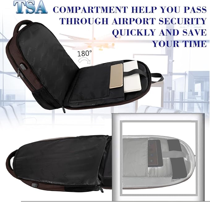 MATEIN Laptop Backpack, Extra Large TSA Friendly 17.3 Inch Travel Computer - Image 2