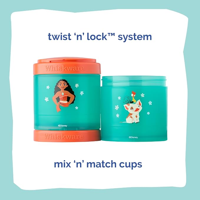 Whiskware Disney Princess Moana, Stackable Snack Containers - Image 3
