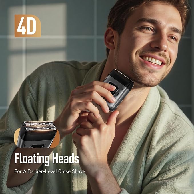 Professional Foil Shaver for Men: Cordless Electric Razor - Image 4