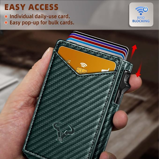 BULLIANT Men Wallet, Money Clip Wallet Slim - Image 4