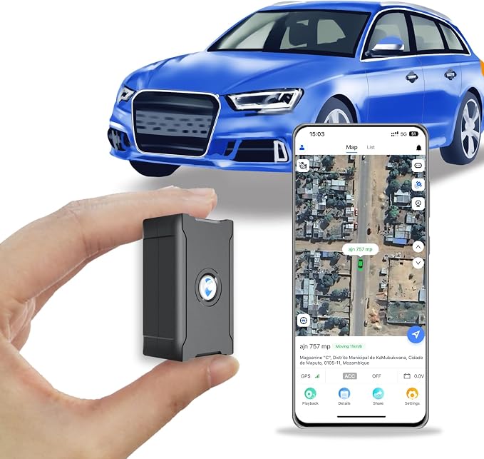 GPS Tracker for Vehicles, 6000Mah Battery Life Up to 90 Days, Waterproof - Image 2