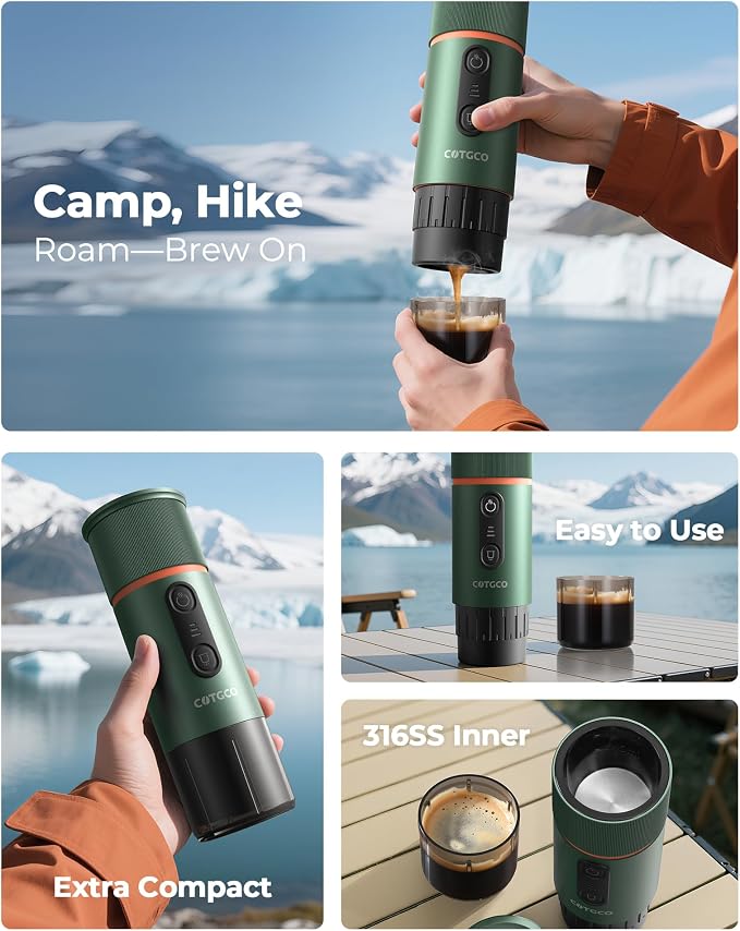 Portable Espresso Coffee Maker, Travel Coffee Maker - Image 7