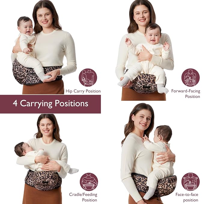 Momcozy Hip Seat Baby Carrier - Image 7