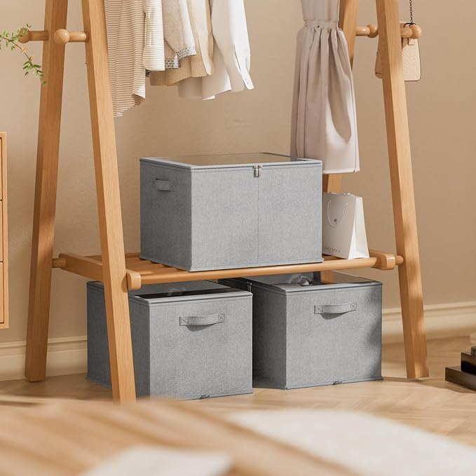 Shoe Organizer for Closet, 2 Pack Sturdy Shoe Storage Bins - Image 7