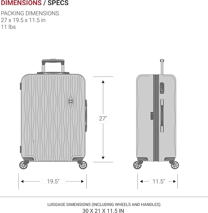 SwissGear 7272 Energie Expandable Hardside Luggage - Image 9