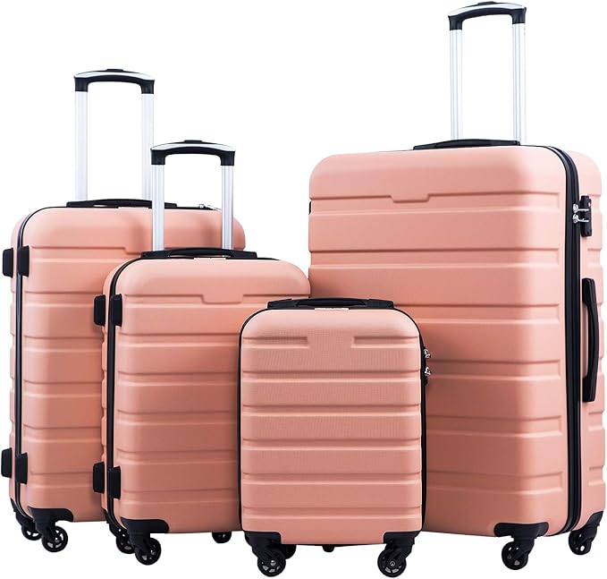 Coolife Luggage Suitcase Spinner Hardshell Lightweight TSA Lock) by COOLIFE