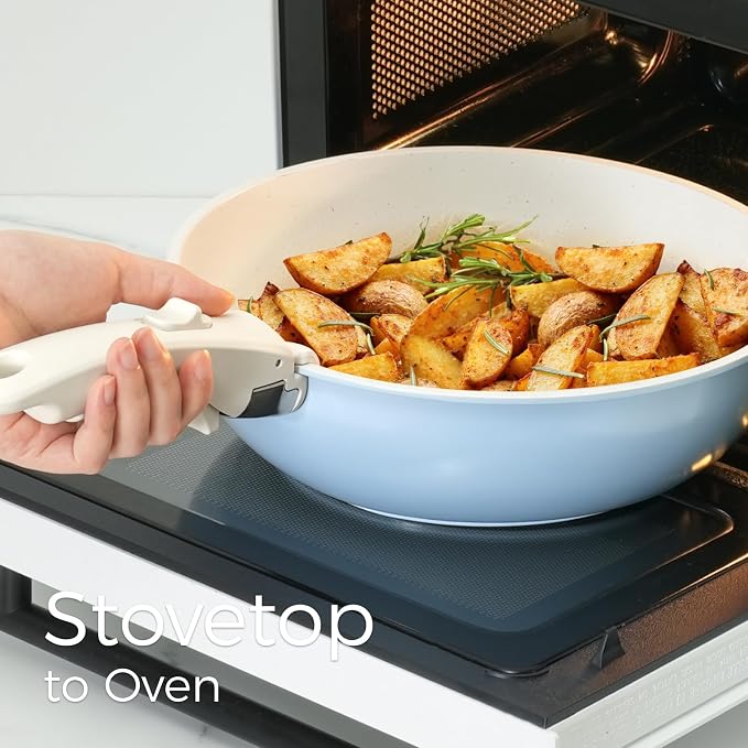 15Pcs Pots and Pans Set Non Stick, Cookware Sets - Image 6