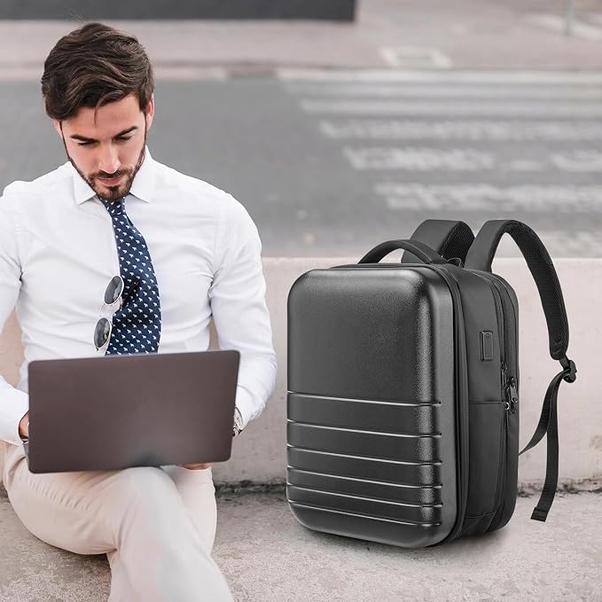 SOKOK Carry On Travel Backpack Waterproof Business Backpack Expandable - Image 2
