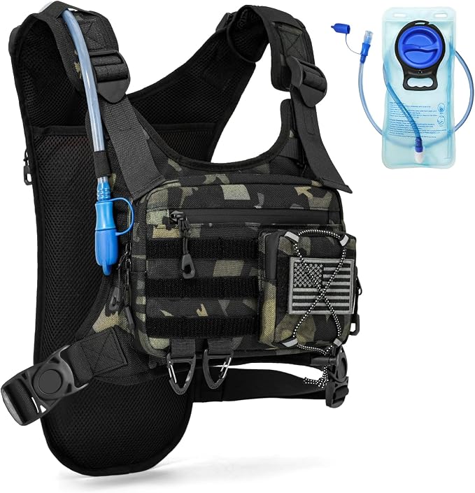 Hydration Vest（The design patent has been granted ）with 2L Water Bladder by WOISIASO