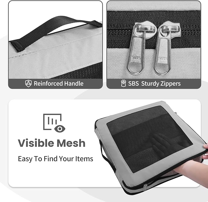 8 Set/6 Set/4 Set Compression Packing Cubes - Image 5