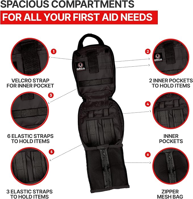 MOLLE Rip Away EMT First Aid IFAK Pouch Medical Empty Bag - Image 4